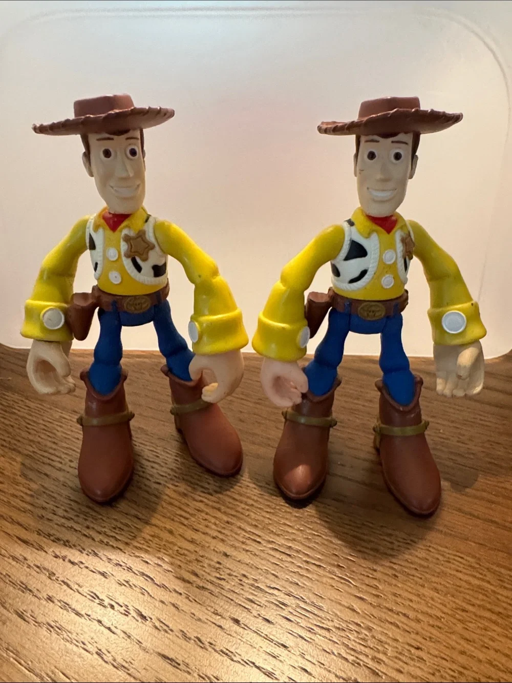 Two Toy Story Woody Cowboy Action Figure Toy - Classic Sheriff Figurine